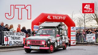 JT1  Le VillageDépart à Biarritz  4L Trophy 2024 [upl. by Gerrit185]