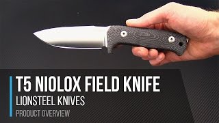 LionSteel T5 Niolox Monolithic Micarta Field Knife Overview [upl. by Oiluarb]