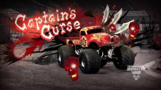 Monster Jam  Monster Jam Path of Destruction  Captains Curse Monster Truck Highlights [upl. by Feld38]