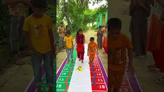 Fun challenge of village boys and girls to win prizes by playing snake ludu 😆🐍🎲 [upl. by Aztiley]