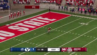 BYU vs Ohio State CFB Playoffs Sim Full Game Highlights College Football 25 [upl. by Solnit]