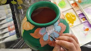 Garden Pot Painting [upl. by Ij]