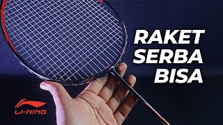 raket badminton lining wind lite 800 ii versi ekonomisnya windstorm [upl. by Asilanom53]