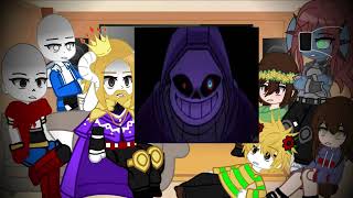 Undertale react to Sans Stronger than you Carbon last breath sans phase 3 Sans AUs Dusttale [upl. by Beatty]