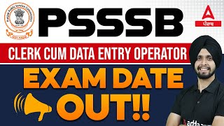 PSSSB Exam Date 2024  PSSSB Clerk Exam Date 2024  Know Full Details [upl. by Crutcher]