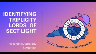 Identifying Triplicity Rulers of Sect Light [upl. by Virg]