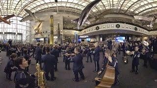 USAF Band Holiday Mannequin Challenge 360 version [upl. by Baumann]