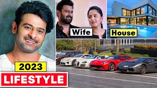 Prabhas Lifestyle 2023 Wife Income House Family Cars Biography [upl. by Ahsinik33]