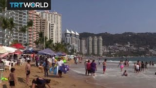 Mexicos Pacific Resort Acapulco draws tourists despite gang violence [upl. by Aryhs]