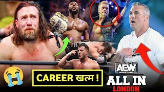 AEW All In 2024 HIGHLIGHTS  Bryan Career Over  😭 Shane McMahon AEW Debut  New Champion amp More [upl. by Elurd]