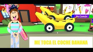 ME TOCA EL COCHE LEGENDARIO DE ADOPT ME  LA BANANA [upl. by Hoes]