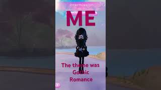 The Winners vs me  the theme was gothic romance  dti roblox winners [upl. by Atinit]