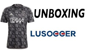 UNBOXING Maillot Ajax 202324  Lusoccer [upl. by Boucher929]