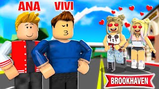 Roblox  VIVENDO COMO MENINOS no BROOKHAVEN [upl. by Dihaz]