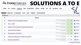 Codeforces Round 776 Div 3 Solutions for problems A B C D and E [upl. by Lemuel]