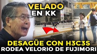 😂RODEADO DE KK¡ COLAPSA DESAGÜE CON H3CES EN VELORIO DE ALBERTO FUJIMORI [upl. by Beka811]