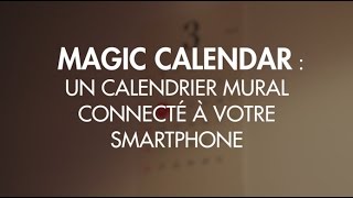 Ce calendrier mural retranscrit l’agenda de votre smartphone [upl. by Mariko]