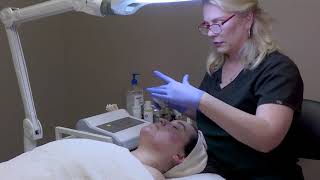 How to Use a High Frequency in a Facial [upl. by Bihas]