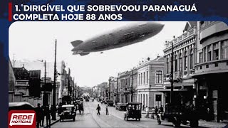 Aniversário de 88 anos do primeiro dirigível a voar sobre Paranaguá [upl. by Ynes640]