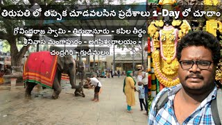 Tirupati trip in telugu  Must visit places in Tirupati in one day  Tirupati surrounding places [upl. by Boarer296]