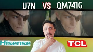 U7N vs QM741G ¿Cuál debes elegir Miniled  Qled Smart tv 4k [upl. by Ynnaej]