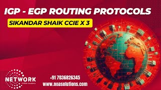 Understanding IGP and EGP Routing Protocols  Explained by Sikandar Shaik CCIEx3 [upl. by Avril30]