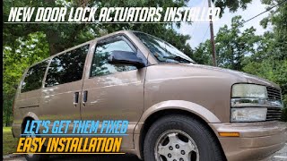 Chevy astro van new door lock actuators installed [upl. by Dloniger]