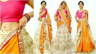 5 Dupatta Draping Styles You MUST Try  How To Wear Lehenga Perfectly this Wedding Season  Anaysa [upl. by Ainafetse]