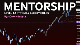 Day Trading Mentorship LEVEL 11 STRONG amp GREEDY HOLDS [upl. by Nevet]