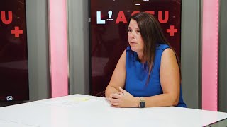 ACTU  Formation accélérée pour devenir infirmière auxiliaire entrevue avec Annick Guénard [upl. by Adekram]