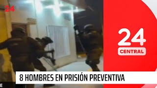 Ocho hombres en prisión preventiva por homicidios y secuestros  24 Horas TVN Chile [upl. by Itsrik148]