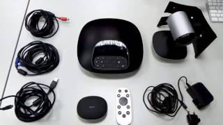 LOGITECH GROUP Unboxing and connect [upl. by Sadonia]