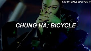 CHUNG HA  Bicycle  Sub Español [upl. by Cavan692]