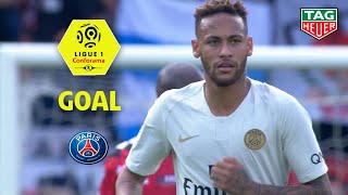 Goal NEYMAR JR 53 pen  EA Guingamp  Paris SaintGermain 13 EAGPARIS  201819 [upl. by Llenrad306]