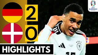 Germany vs Denmark 20 Extended  HIGHLIGHTS EURO 2024 HD [upl. by Hesta]