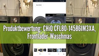 Produktbewertung CHiQ CFL8014586IM3XA FrontladerWaschmaschine 8 kg 1400 Umdrehungen pro Minute [upl. by Sitelc377]