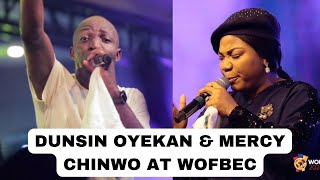 🔥 DUNSIN OYEKAN INVITES MERCY CHINWO ON STAGE DURING HIS MINISTRATION AT WOFBEC POWERFUL MOMENT [upl. by Eibot]