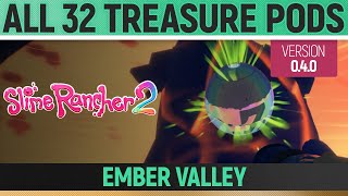 Slime Rancher 2  All 32 Treasure Pods  Ember Valley 040 [upl. by Macfarlane791]