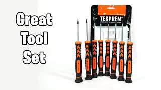 Tekprem Torx Screwdriver Set Review [upl. by Siravrat]