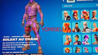 Je VEND Mon Compte Fortnite Ultra Rare renegade skull violet [upl. by Acirderf]