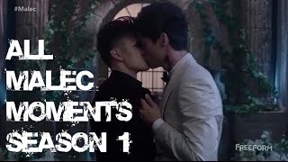 All Malec Moments  Season 1 [upl. by Dorita]