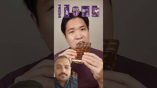 Dairy Milk chocolate shorts mukbang emojieatingchallenge chocolate emojmix [upl. by Berrie]