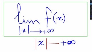 Limites quand IxI tend vers oo [upl. by Marten10]