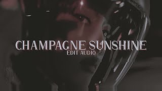 plvtinum  champagne amp sunshine  edit audio [upl. by Aikat348]