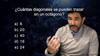 Miniclase de Geometría Polígonos diagonales de un octágono  Profe Mauro Quintana [upl. by Ury]