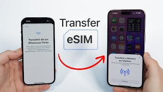 How To Transfer eSIM from one iPhone to Another iPhone [upl. by Hplodur]