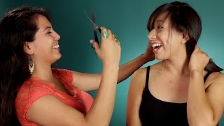 Women BFFs Cut Each Other’s Hair Part 2 [upl. by Griggs]