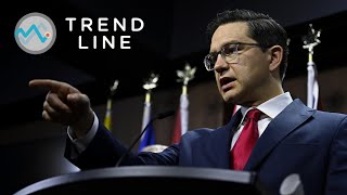 Poilievre says quotCanada feels brokenquot and survey finds many Canadians agree  TREND LINE [upl. by Ambrogino413]