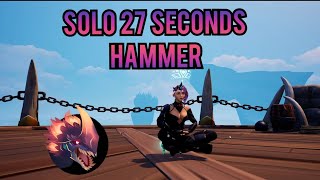 Dauntless Trials Embermane 27 Seconds Solo Hammer [upl. by Akins959]