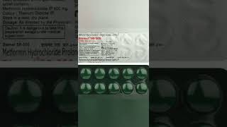 Diamet SR 500 Tablet uses side effects and doses in Hindi shots [upl. by Ahsikyw]